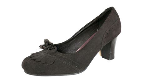 Kombinieren können sie ihre budapester schuhe für damen am besten mit einer schwarzen hose oder einer slim fit jeans. GRACELAND Budapester Pumps Bommeln Damen Schuhe 39 ...