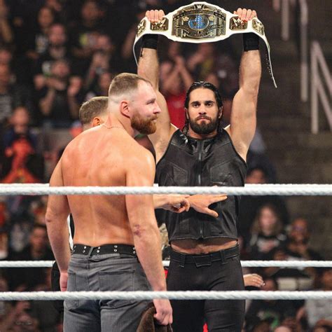 Seth Rollins Vs Dean Ambrose Intercontinental Championship Match