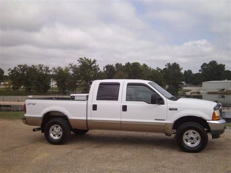 Buy Used 2001 Ford F250 Crew Cab Short Bed Lariat 4x4 73 Diesel New
