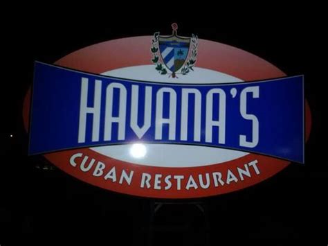 Menu At Havanas Cuban Restaurant Tampa