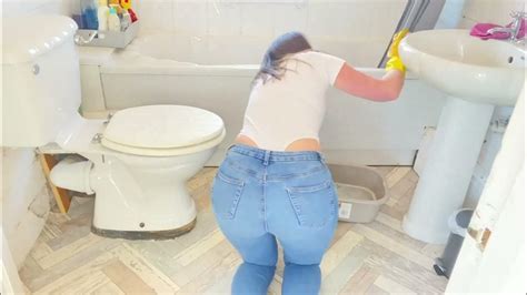 stepmom cleaning the bathroom youtube