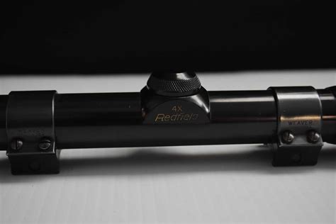 Redfield 4x Scope With Weaver Rings
