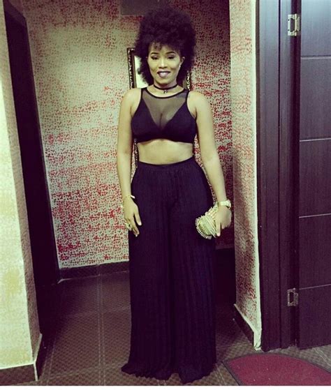 Onyi Alex Wore Tummy Cleavage Baring Outfit To Ebube Nwagbo S Movie