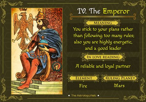 What does the emperor tarot card mean. The Emperor Tarot: Meaning In Upright, Reversed, Love & Other Readings | The Astrology Web