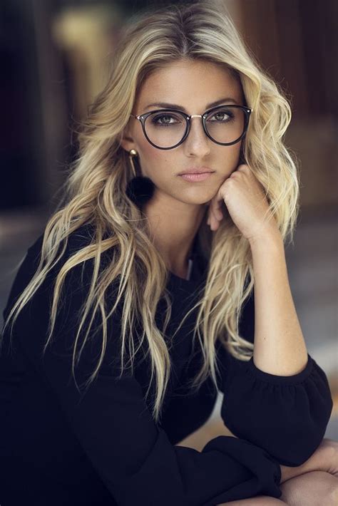 Cute Glasses Girls With Glasses Blonde With Glasses Glasses Style