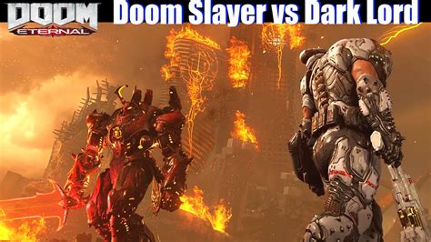 Doom Slayer Vs Dark Lord Final Boss And Ending Doom Eternal The Ancient