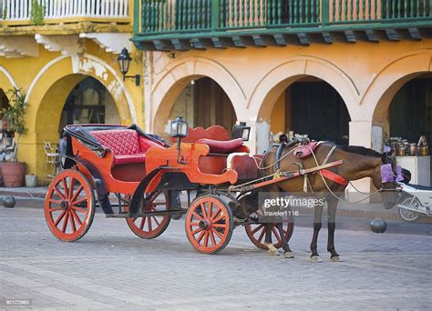 Horse Carriage In Cartagena Colombia High Res Stock Photo Getty Images