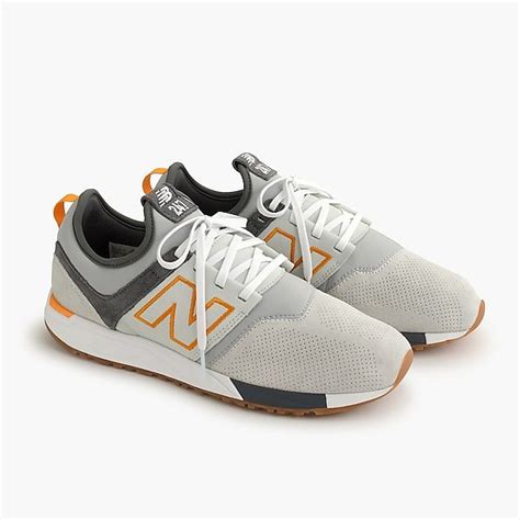 Mens New Balance For Jcrew 247 Luxe Sneakers In Suede Mens
