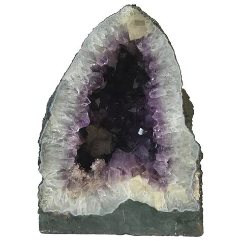 All Natural Amethyst Geode Cluster With World Class Grape Purple