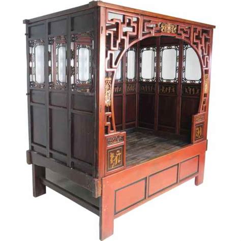 Antique Chinese Wedding Bed Opium Bed Or Canopy Bed