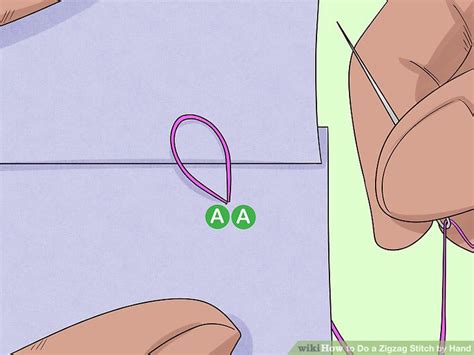 How To Do A Zigzag Stitch By Hand With Pictures Wikihow