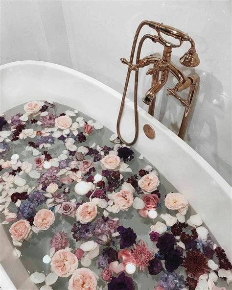 pin by e monroeandco on aesthetically pleasing bath aesthetic flower bath flower aesthetic