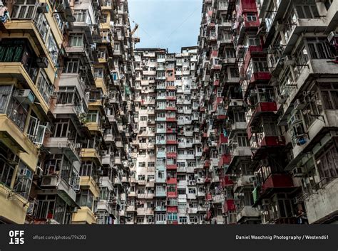 Hong Kong Quarry Bay Apartment Blocks Stock Photo Offset