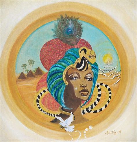 African American Art African Women Nubian Queen Desert Art Black