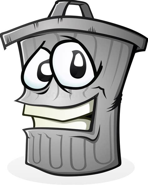 Garbage Can Clip Art Black And White