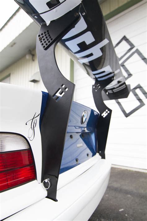 Hard Motorsport Bmw E36 Coupe Chassis Mount Spoiler Upright Kit E36
