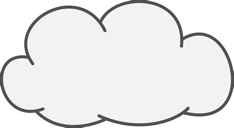 Download Cumulus Cloud Icons Png - Cloud Clipart Black Background - HD png image