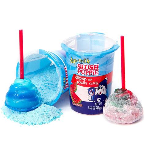 Slush Puppie Dip N Lik Candy Packs 12 Piece Display Candy Warehouse