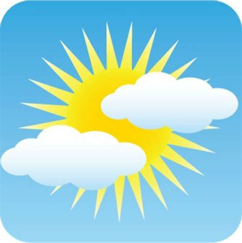 Download High Quality Sunny Clipart Partly Cloudy Transparent Png