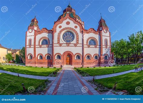 Hungarian Art Nouveau Synagogue In Subotica Serbia Editorial Stock