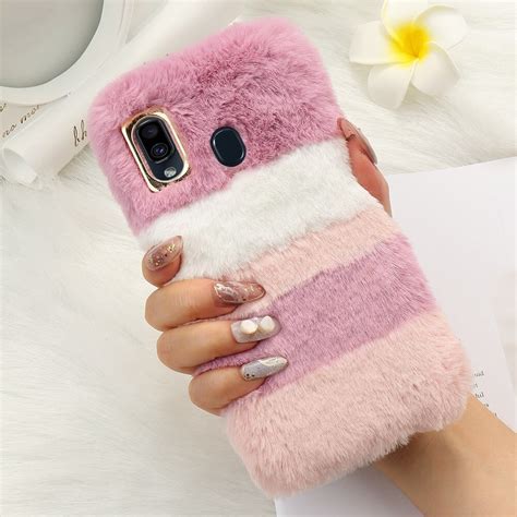 Luxury Cute Fur Fluffy Case For Samsung A70 A50 A71 A51 A40 Etsy