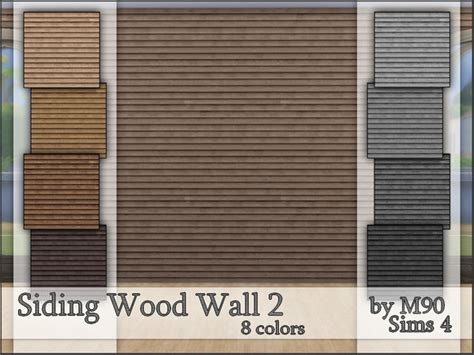 M90 Siding Wood Wall 2 By Mircia90 At Tsr Sims 4 Updates