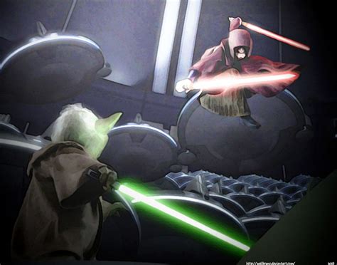 Yoda Vs Sidious By Wellbruno On Deviantart