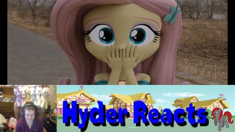 Reaction Meeting Fluttershy In Real World 3d Animation Youtube