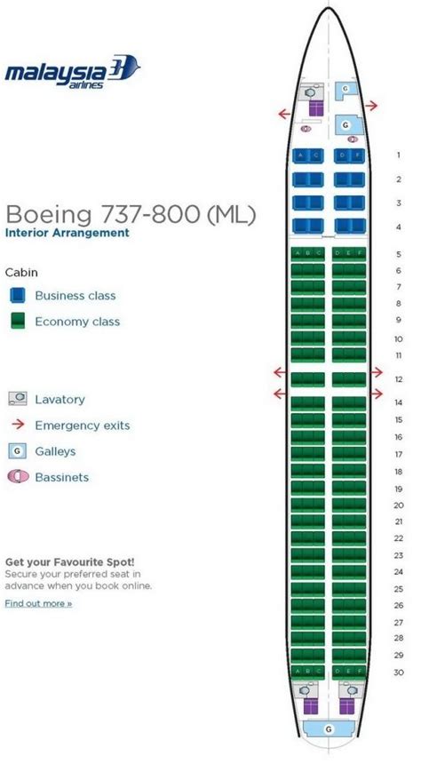 Seating Chart For Boeing 737 900