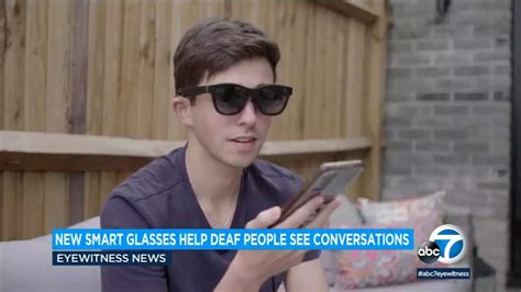 New Smart Tech Glasses Will Allow Deaf People To See Real Time Captions