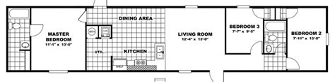 2 Bedroom Single Wide Mobile Home Dimensions