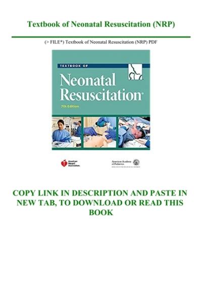 Pdf File Textbook Of Neonatal Resuscitation Nrp Pdf