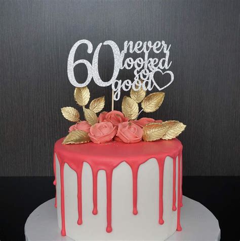 The 25 Best 60th Birthday Cake Toppers Ideas On Pinterest
