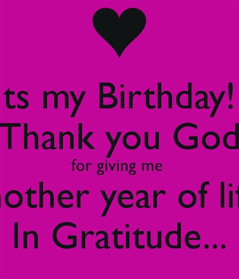 Ts My Birthday Thank You God For Giving Me Other Year Of Lid In