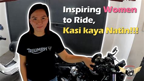 vlog 1 inspiring women to ride a motorcycle youtube