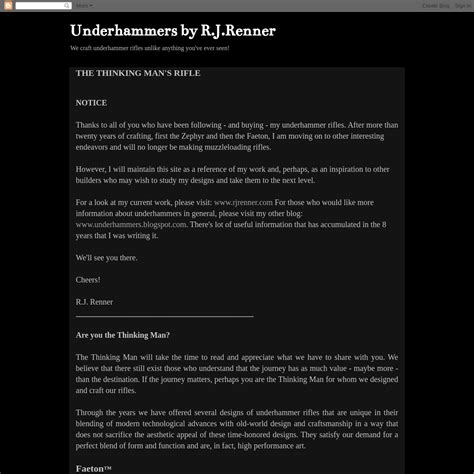 Underhammers By Rjrenner Archived 2021 08 01