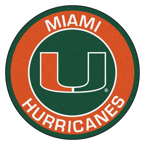 The university of miami logo, often nicknamed the u has influenced the university's culture in the famous logo was created in 1973. University of Miami Hurricanes Logo Roundel Mat - 27"