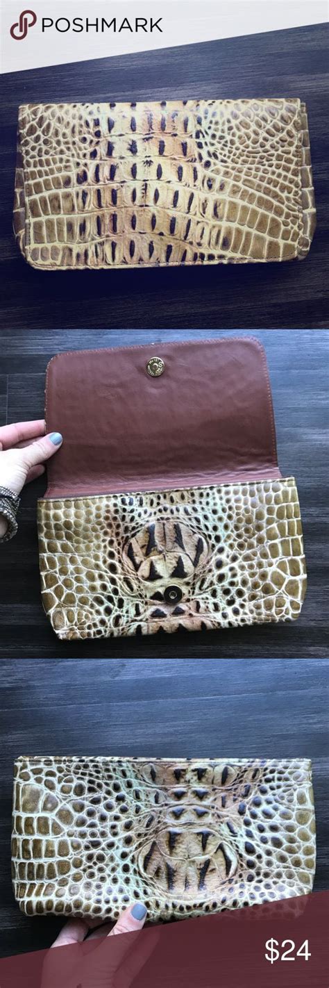 Vintage Real Leather Snake Print Clutch Printed Clutch Clutch