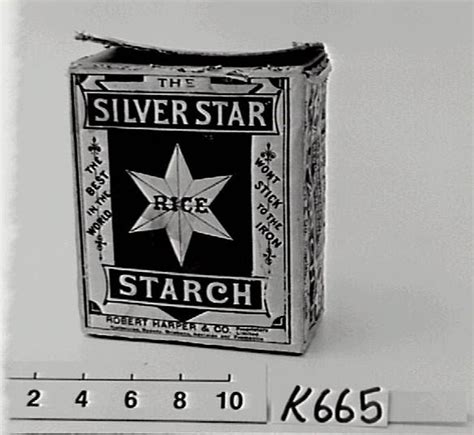 Packet Of Silver Star Laundry Starch Maas Collection