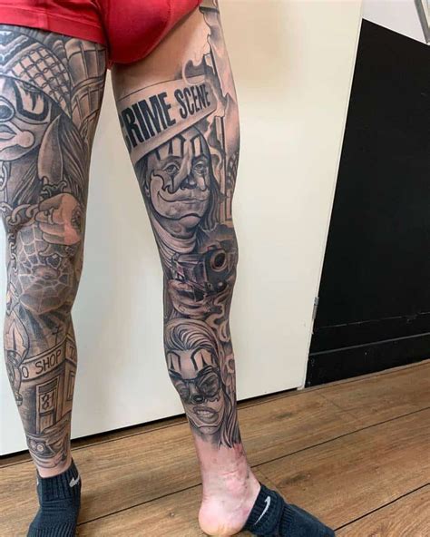 Mens Full Leg Sleeve Tattoo Ideas Kulturaupice