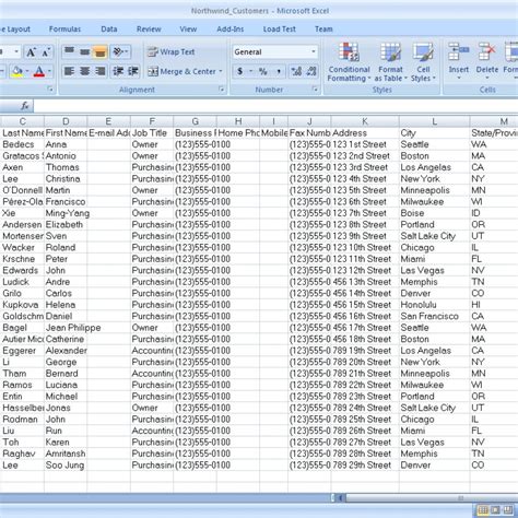 Customer Database Spreadsheet Within Customer Database Excel Template