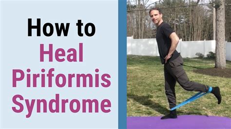 How To Heal Piriformis Syndrome Using Resistance Bands Sciatica Pain
