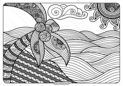 Adult Coloring Book Page Svg