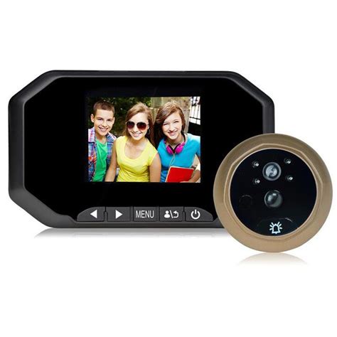 3 Inch HD Color Screen Smart Digital Door Viewer Peephole Camera With