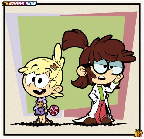 Hammer Down Lily And Lisa Loud By Ruhisu On Deviantart Loud House Characters The Loud House