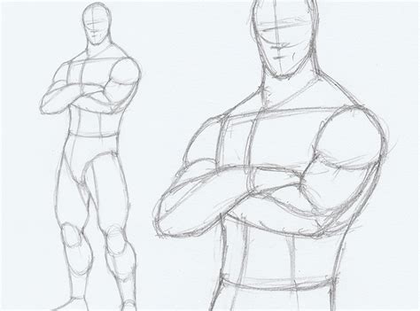 Male Figure Drawing ~ Must Draw Harder Male Figure Practice Bodaswasuas
