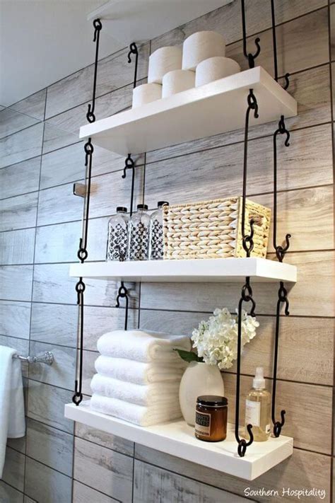 25 Bathroom Wall Shelves Decorative Bathroom Shelf Ideas Founterior