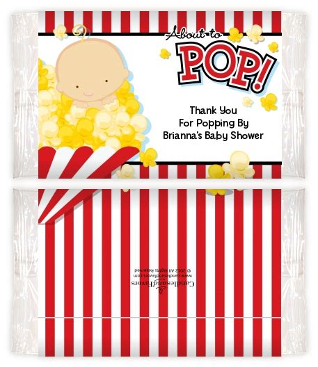 We believe in helping you find the product that is looking for something more? About To Pop Baby Shower Popcorn Wrappers | Baby Shower ...