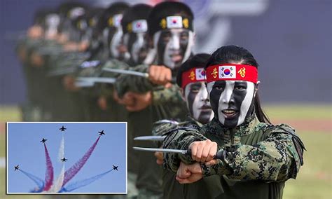 South Korea Takes Its Turn To Display Its Military Might Daily Mail