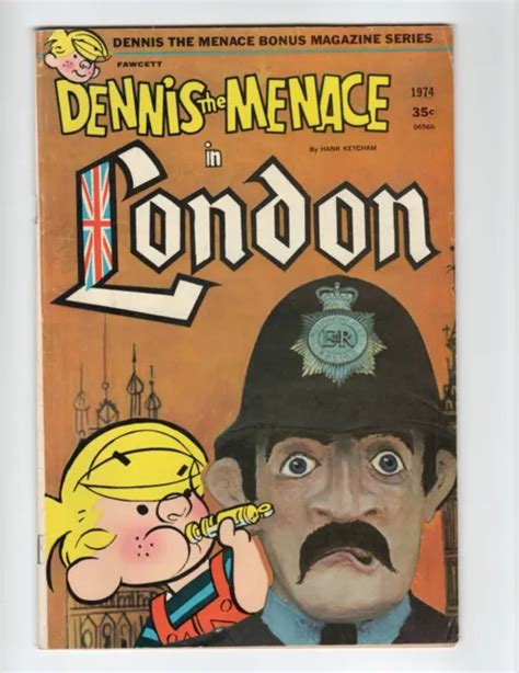 Dennis The Menace In London Bonus Magazine Series 125 February 1974